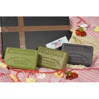 Savon De Marseille Valentijn zeep cadeau set Huile d’argan, Huile d,olive, Opium + sisal zeepzakje - valentijn voor hem - valentijn voor haar