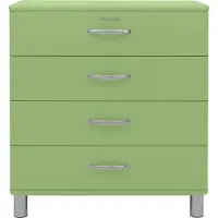 Tenzo Malibu ladekast metaal/hout 86x41x92 cm