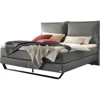Hasena Pronto Celina boxspring bed metaal/zwart