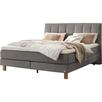 Hasena Pronto Reina boxspring bed eiken helder