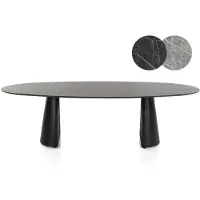 Xooon Arabax eetkamertafel metaal/HPL
