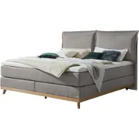 Hasena Pronto Imelda boxspring bed eiken helder