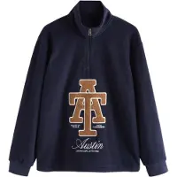 Next Trui navy / bruin / wit