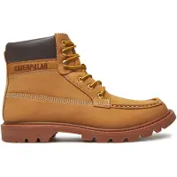 CAT Lifestyle Colorado Moc Toe Leren Heren Honey Reset Enkellaarsjes