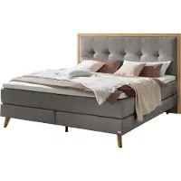 Hasena Pronto Marisol boxspring bed eiken helder
