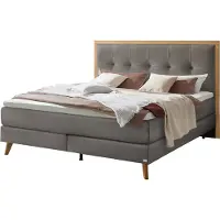 Hasena Pronto Marisol boxspring bed eiken helder