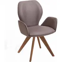 NIEHOFF SITZMÖBEL Colorado Trend-Line design fauteuil wild walnoot/polyester