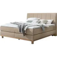 Hasena Pronto Estela boxspring bed eiken helder