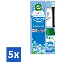 Air Wick 5 x - Freshmatic Spray - Starterkit - Pure Fresh Lentedauw - 250 ml - Voordeelverpakking - 5 stuks