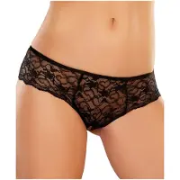 Allure Lingerie Adore Sweetheart Panty - Zwart