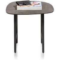 Xooon Fresno bijzettafel HPL/metaal 45x45 cm