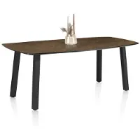 Henders & Hazel Palace bartafel 4-poots HPL/metalen frame gebroken zwart