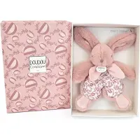 Doudou et Compagnie Lapin Doudou - Knuffeldoekje Konijn Roze