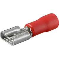 Goobay Flachsteckhülse, Rot