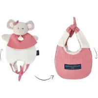Doudou et Compagnie Knuffeldoekje, Amusette Muis Knuffeldoekje 30cm