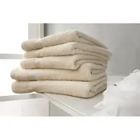 Twentse Damast baddoek ecru 60x110cm
