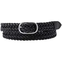 Levi's Charlie Braid Belt Black Size: 75 | Belts Outlet | Dames | Zwart