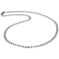 LGT JWLS Stalen heren ketting Gourmet schakel 5mm - 55cm