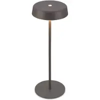 Briloner Pala –Tafellamp oplaadbaar – dimbaar – draadloos – IP44 – warm wit licht – antraciet kleur – Ø13 x 36,5 cm
