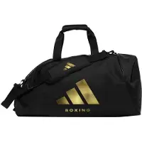 Adidas Boxing 2-in-1 Sporttas - Polyester - Zwart/Goud (Beschikbaar in verschillende maten)