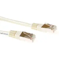 ACT IB7251 F/UTP CAT5E Patchkabel | RJ45 connectoren | Ivoor | 1,5 meter