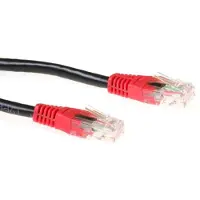 ACT IB8101 CAT6 U/UTP Patchkabel Cross | RJ45 Connectoren | Zwart | 1 meter