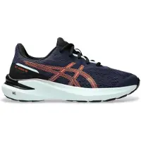 Asics Asicsunisex voor kinderen. 1014A343 Schoenen GT-1000 13 GS marine (35.5), Plat, Veters, Sportief, Meerdere sporten, Duurzaam, Marineblauw, k