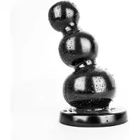Bubble Toys - Momo - XXL Anaal Dildo - 32 x 13,7 cm - Zwart