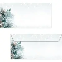 Sigel Kerst envelop 'Eucalyptus magic', gegomd, 90g speciaal papier, inkjet &amp; laser printer, DIN lang, 50 stuks