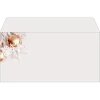 Sigel Kerst in roségoud Enveloppen 222,511,1 cm Roségoud, zilver 50 Stuks