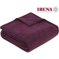 Ibena Plaid Porto Pruim-180 x 220 cm