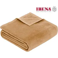 Ibena Plaid Porto Camel-180 x 220 cm