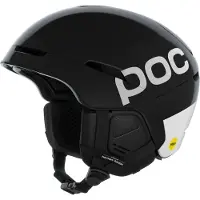 POC - Heren skihelmen - Obex Connect Uranium Black voor Heren - Maat 51-54 cm - Zwart