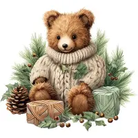 Ambiente Cuddle Bear - servetten -33x33cm -