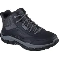 SKECHERS Veterboots 'Santoro - Hopkins' zwart