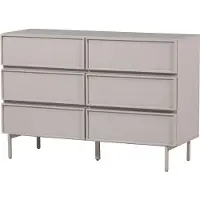Woood Tours Ladekast 6 Lades - Melamine/ MDF - Zand - 80x120x42
