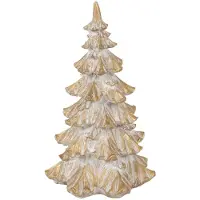 Countryfield Kerstboom Tabby M Naturel Ø10xH17,5cm Bruin bruin Polystone