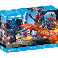 Playmobil | Helden | Heldendrone tegen boze ninja | Speelgoed vanaf 5 jaar | Cadeau voor kinderen | Met drone & speelfiguren voor avontuurlijke rollenspellen | 71833