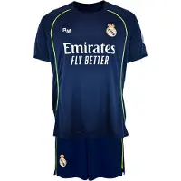 Real Madrid 24/25 Away Junior Set Blauw 12 Years Jongens,Meisjes