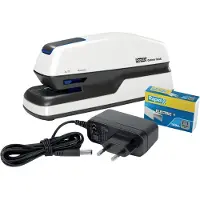 Rexel Nietmachine elektrisch Optima Grip 20vel wit/zwart