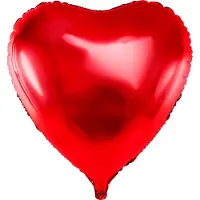 Party-Decoration Partydeco - Folieballon Rood Hart 72 x 73 cm (Robin)