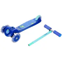 Nils Fun Extreme HLB001 - Kinder Driewielige Step - LED Verlicht Podium - Verstelbaar Stuur - Blauw