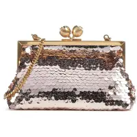 Ted Baker Dames Schoudertassen Sequinz - Goudkleurig - Maat ONESIZE