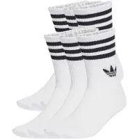 Adidas Sokken '3-Stripes Crew 6 Pairs' zwart / wit