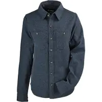 Bergans Blouse Women Nordmarka Flannel Shirt Navy Blue-M