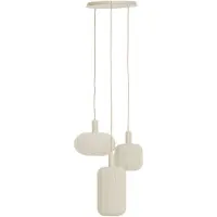 Light & Living Hanglamp 3L Ø38x34 cm TUFIA linnen crème