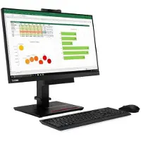 Lenovo ThinkCentre Tiny-In-One 24 Gen. 4 (1920 x 1080 Pixels, 23.80"), Monitor, Zwart