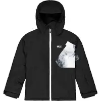 Picture Organic Clothing - Kinder ski jassen - Daumy Jkt Black voor Unisex - Kindermaat 6 jaar - Zwart