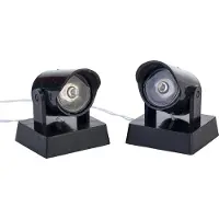 Intratuin Kerstdorp Verlichting Spotjes 3,2 X 3,8 X 3,5 Cm 2 Stuks Zwart