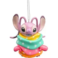 Disney Kerst Ornament Lilo & Stitch Angel Met Sjaal 7 X 6 X 9 Cm